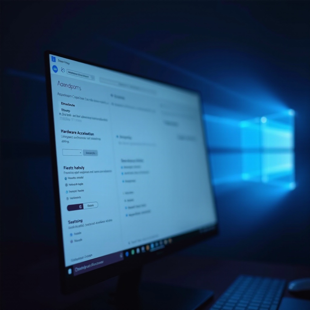 cómo comprobar si la aceleración de hardware está habilitada en Windows 11
