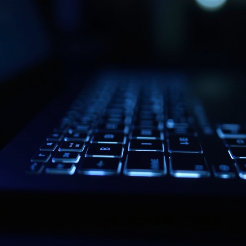 como ligar a luz do teclado para laptop Dell